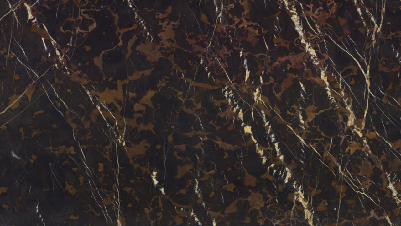Volledige plaat Black & Gold marmer met uitgesproken natuurlijke tekening