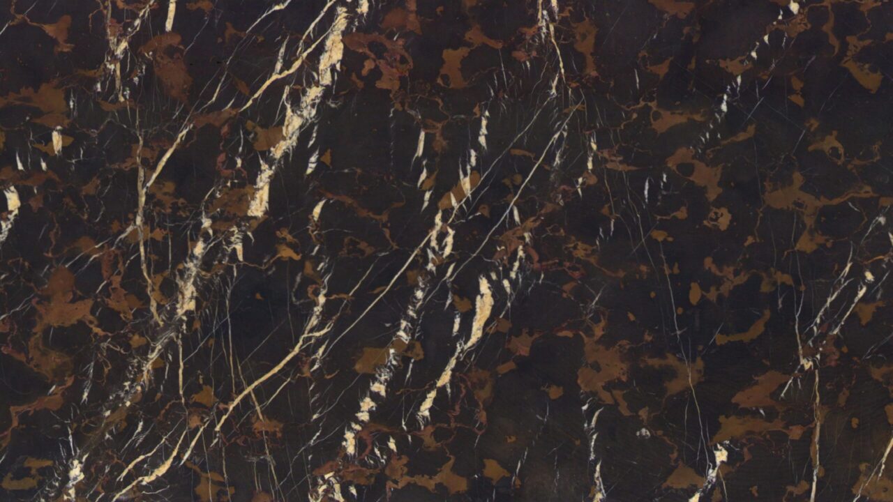 Opeenvolgende plaat Black & Gold marmer geschikt voor bookmatch